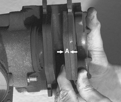 See how to perform routine maintenance procedures, such as checking brake pad thickness.
020 Maintenance Program
page 020-18