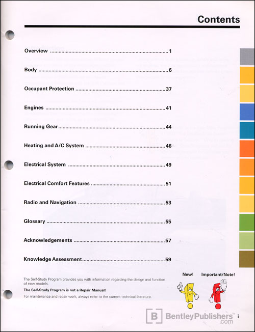 Volkswagen Eos New Model Introduction Technical Service Training Self-Study Program Table of Contents