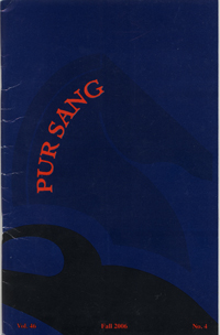 Pur Sang Fall 2006 - cover