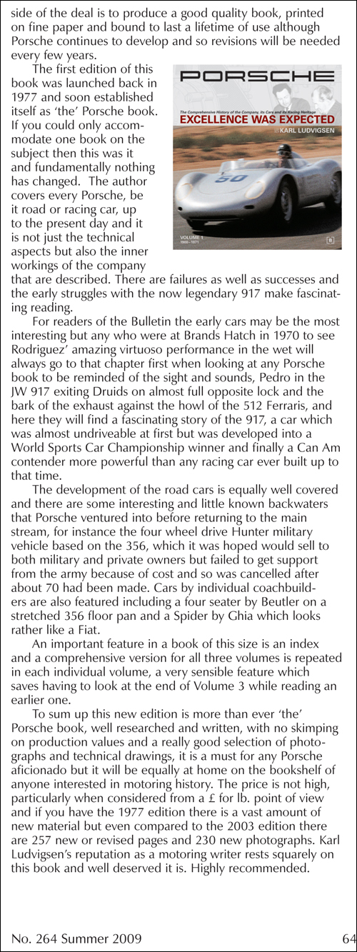 VSCC Bulletin - Summer 2009 - review