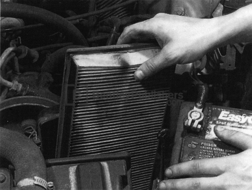 Air filter replacement